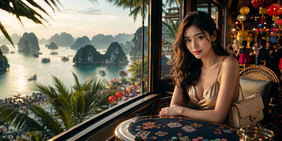 Trò chơi bài trực tuyến kết hợp cảnh quan Vịnh Hạ Long