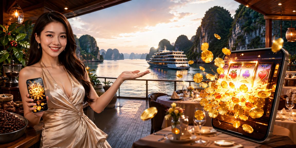 Slot game trực tuyến kết hợp văn hóa cà phê Việt tại Hạ Long