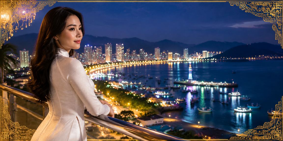 Người dùng Nha Trang trải nghiệm casino trực tuyến trong trang phục áo dài