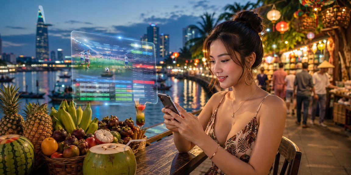 Người chơi Sài Gòn trải nghiệm casino di động tại bãi biển